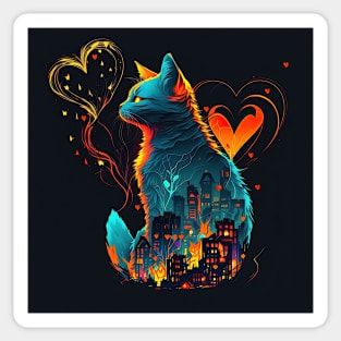 Love Cat Sticker